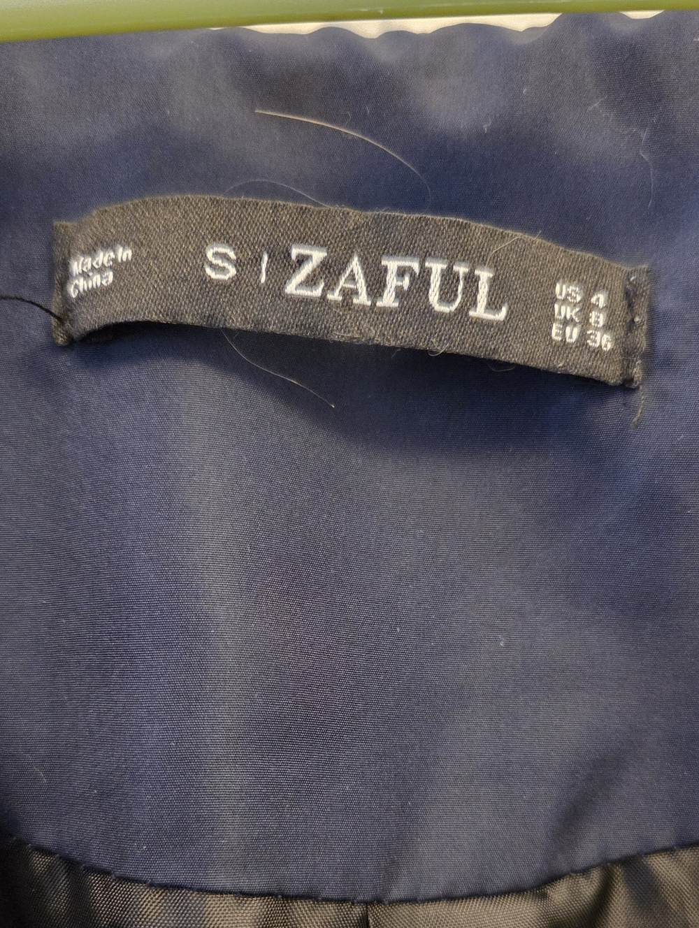 Zaful Wide Line Colorblock Jacket - Picture 3 of 4